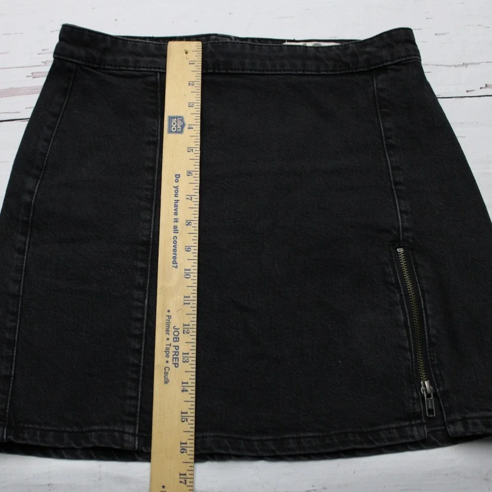 Free People Black Mini Skirt
